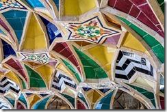 Interior of Tomb of Baba Kuhi in Shiraz, Iran